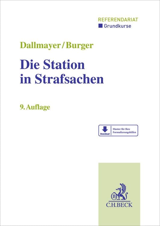 Produktbild: Die Station in Strafsachen