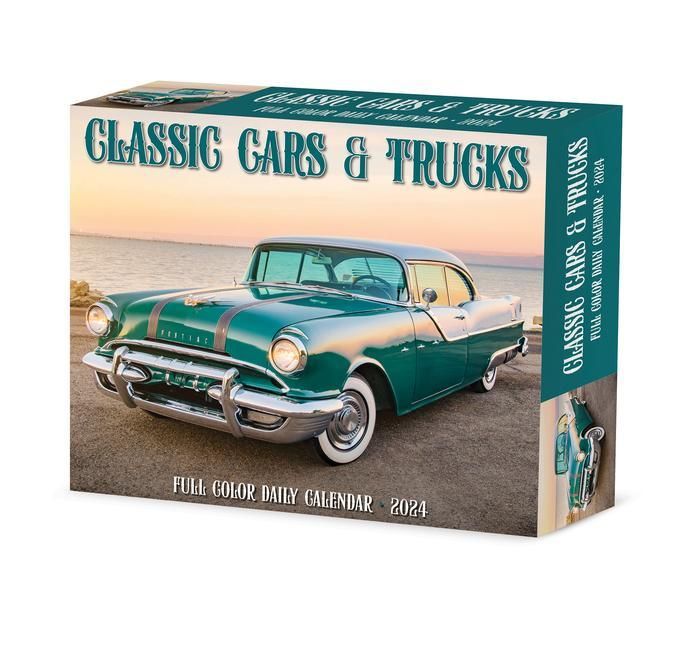 Produktbild: Willow Creek Press: Classic Cars & Trucks 2024 6.2 X 5.4 Box