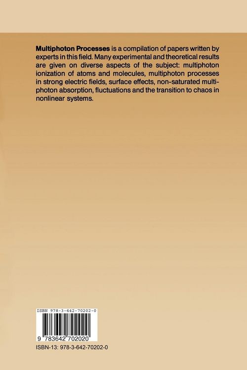 Produktbild: Multiphoton Processes