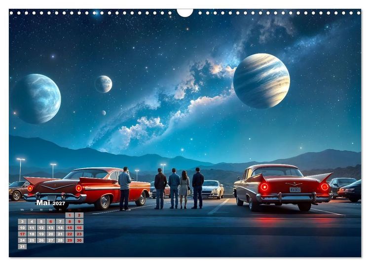 Produktbild: Sterne und Planeten im Blick (Wandkalender 2027 DIN A3 quer), CALVENDO Monatskalender