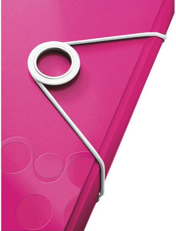 Produktbild: LEITZ Eckspannermappe WOW pink metallic DIN A4