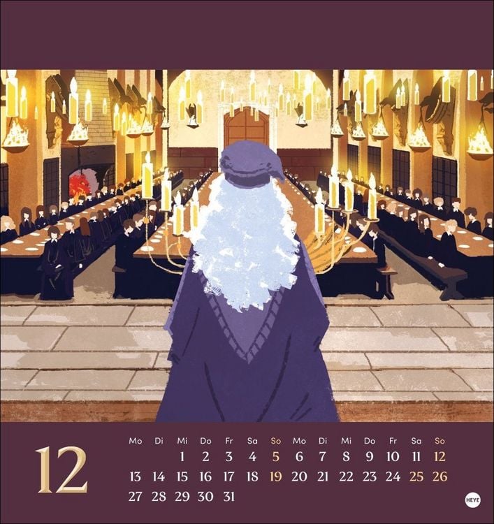Produktbild: Harry Potter Postkartenkalender 2027
