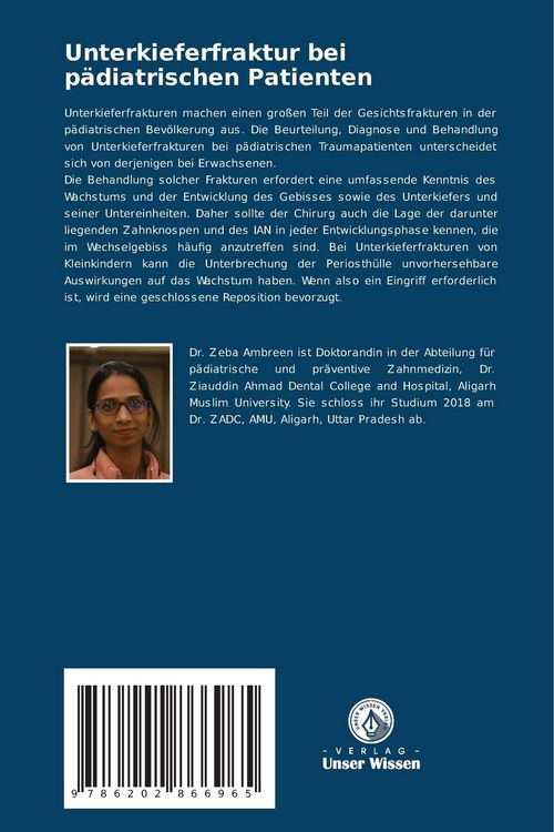 Produktbild: Unterkieferfraktur bei p&auml;diatrischen Patienten