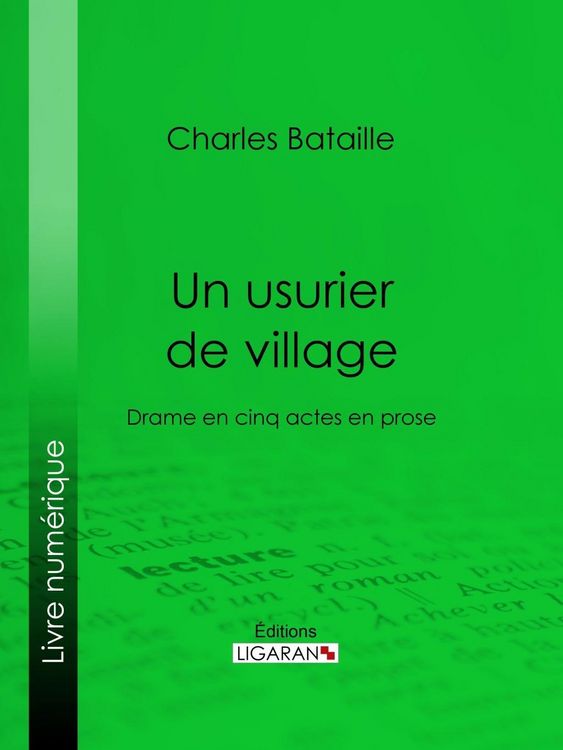 Produktbild: Un usurier de village