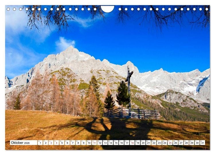 Produktbild: Gr&uuml;&szlig;e aus Filzmoos (Wandkalender 2026 DIN A4 quer), CALVENDO Monatskalender