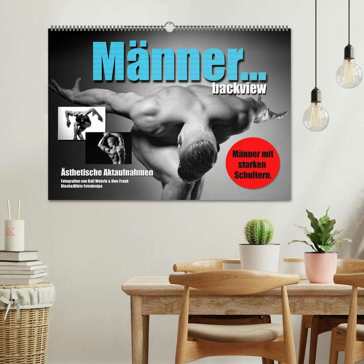 Produktbild: M&auml;nner... backview (Wandkalender 2026 DIN A2 quer), CALVENDO Monatskalender