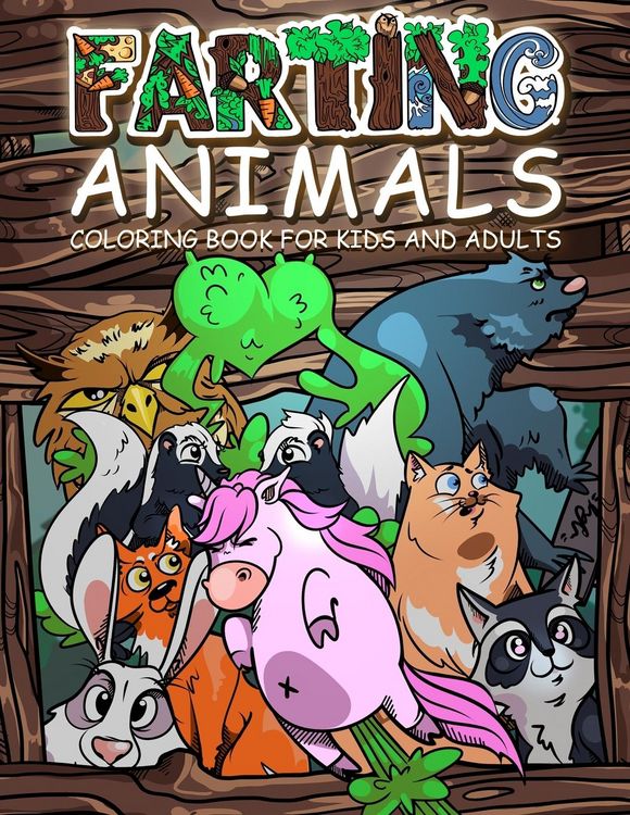 Produktbild: FARTING ANIMALS Coloring Book