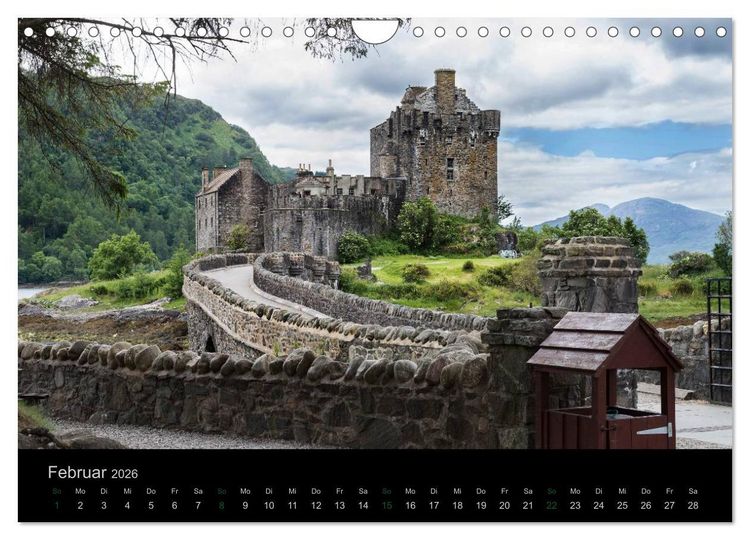 Produktbild: Schottland Highlands und Ostk&uuml;ste (Wandkalender 2026 DIN A4 quer), CALVENDO Monatskalender