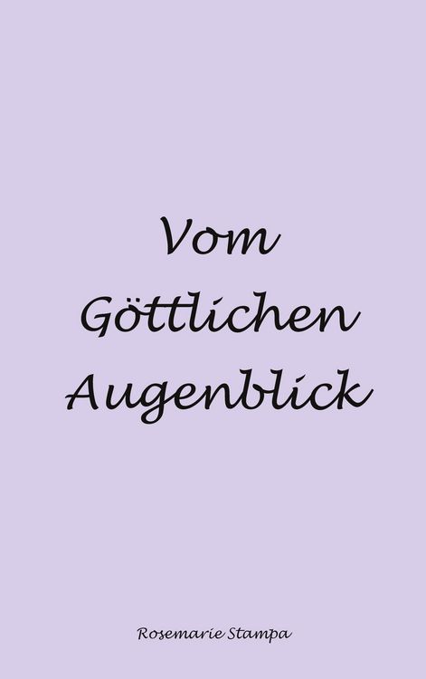 Produktbild: Vom G&ouml;ttlichen Augenblick