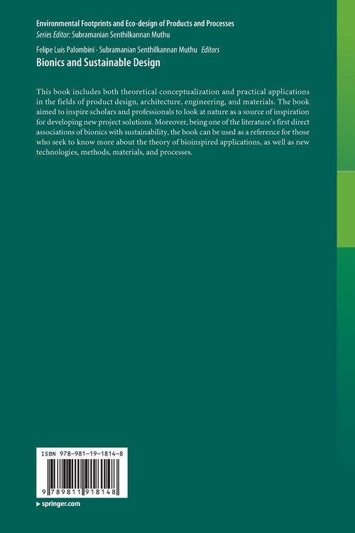 Produktbild: Bionics and Sustainable Design
