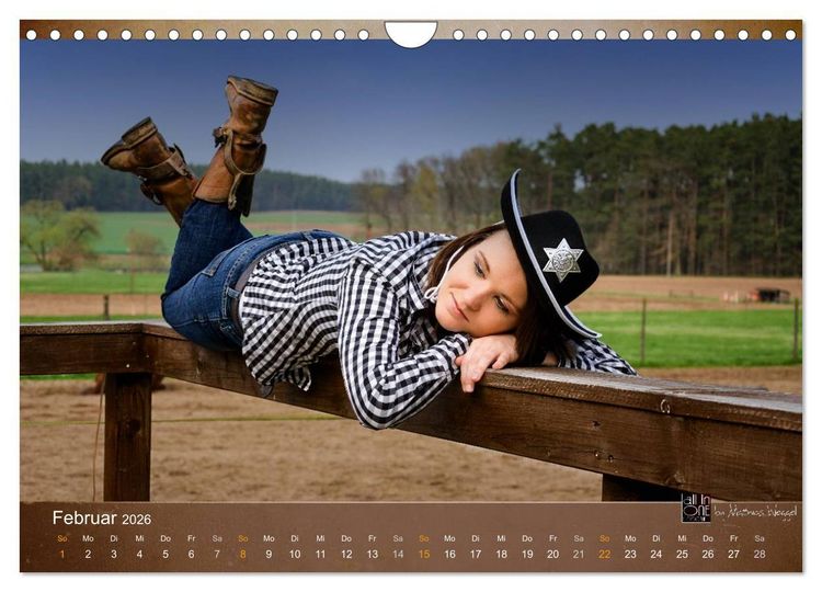 Produktbild: Western Girls (Wandkalender 2026 DIN A4 quer), CALVENDO Monatskalender