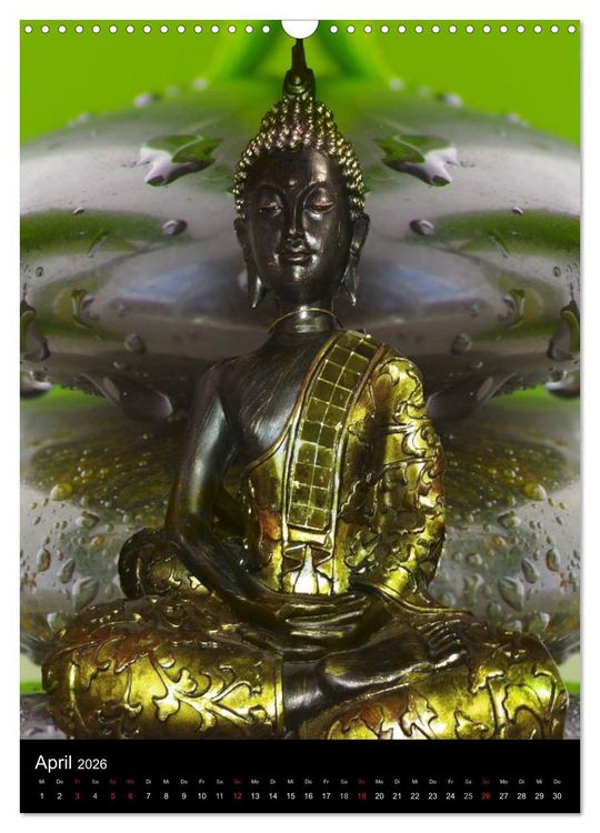 Produktbild: Buddha - Zeit f&uuml;r Entspannung (Wandkalender 2026 DIN A3 hoch), CALVENDO Monatskalender