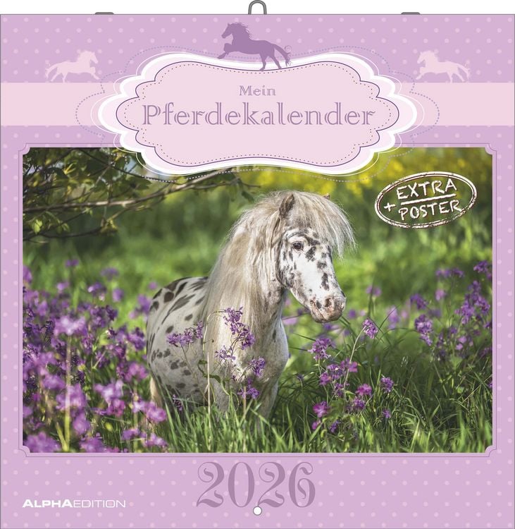 Bild vom Artikel Mein Pferdekalender 2026 - Broschürenkalender 30x30 cm (30x60 geöffnet) - Kalender mit Platz für Notizen - Bildkalender - Wandplaner - Wandkalender vom Autor Alpha Edition