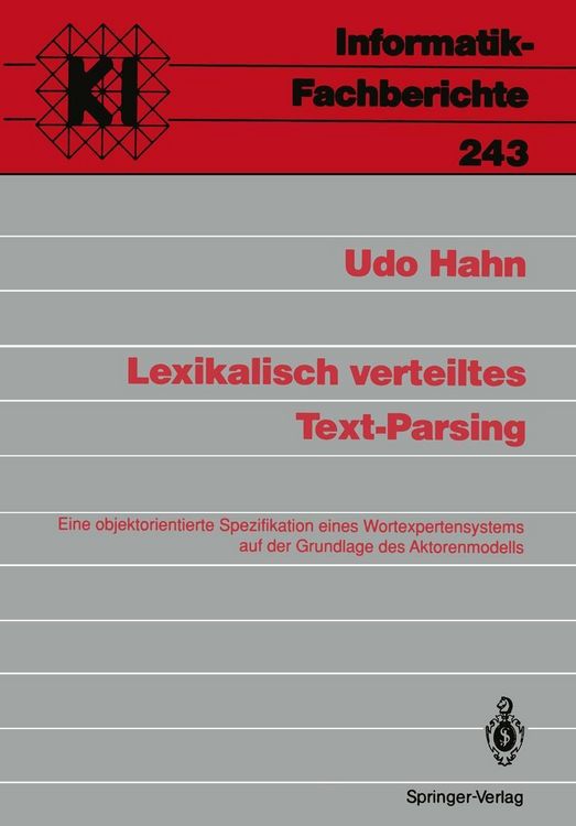 Produktbild: Lexikalisch verteiltes Text-Parsing
