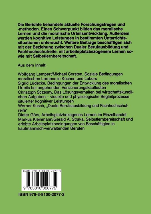 Produktbild: Beitr&auml;ge zur Berufs- und Wirtschaftsp&auml;dagogik