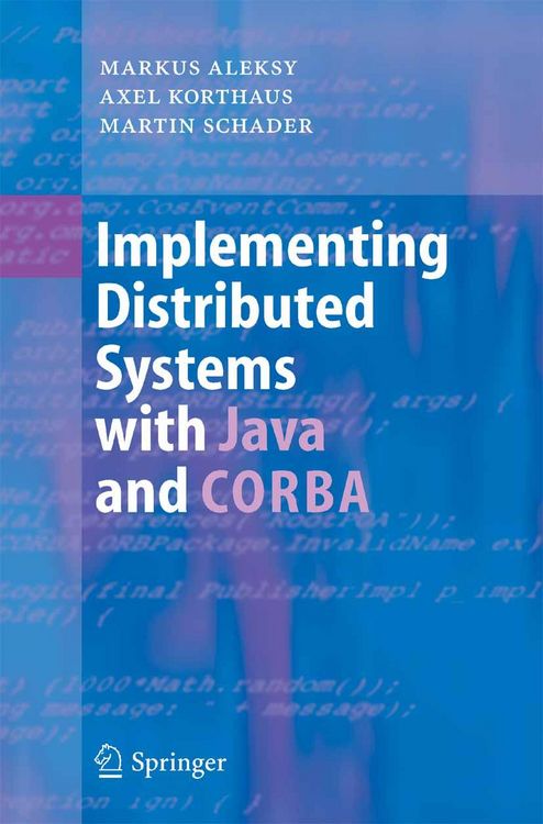 Produktbild: Implementing Distributed Systems with Java and CORBA