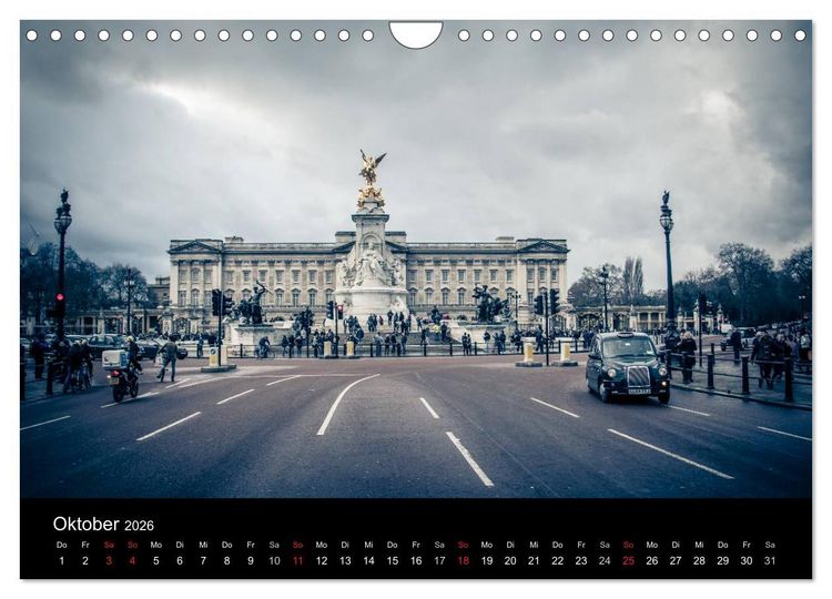 Produktbild: London an der Themse (Wandkalender 2026 DIN A4 quer), CALVENDO Monatskalender