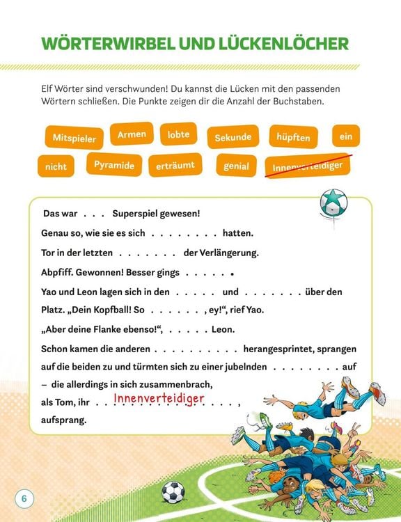 Produktbild: Fu&szlig;ball Academy: Das gro&szlig;e Fu&szlig;ball-R&auml;tselbuch