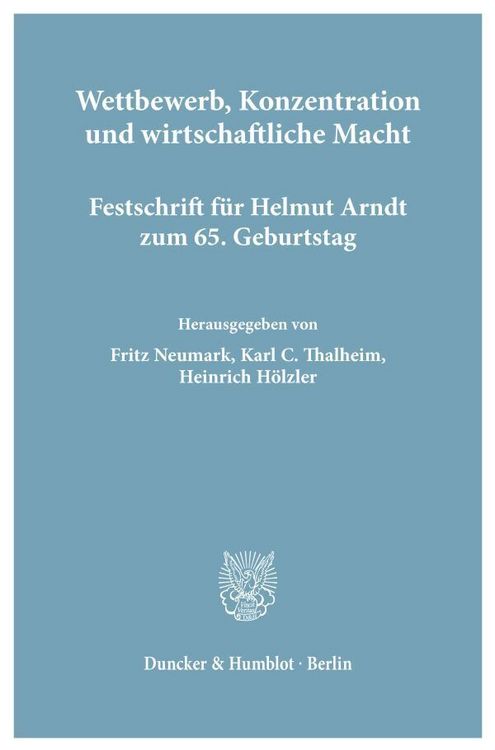 Produktbild: Wettbewerb, Konzentration und wirtschaftliche Macht.