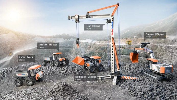 Produktbild: Fischertechnik 576106 - Radlader Loader, 73 Bauteile, Konstruktionsspielzeug ab 7 Jahren