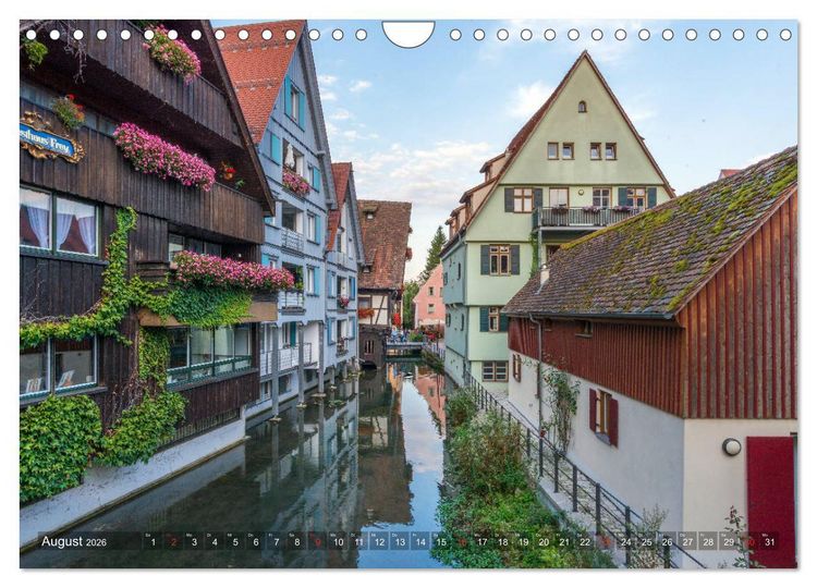 Produktbild: Ulm f&uuml;r Nestspatzen (Wandkalender 2026 DIN A4 quer), CALVENDO Monatskalender