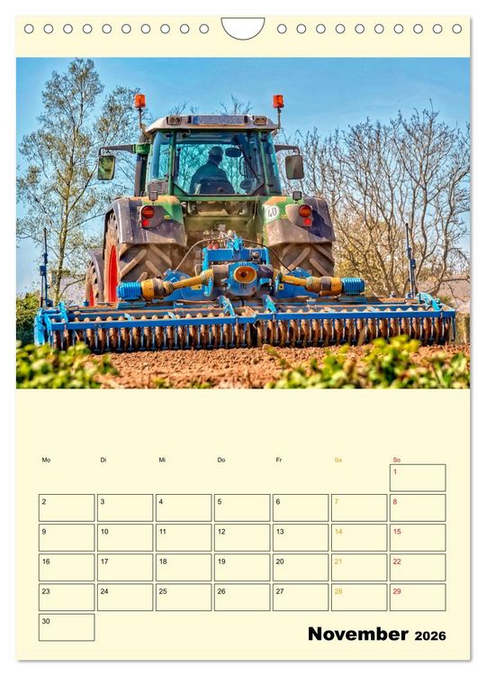 Produktbild: Traktor Giganten (Wandkalender 2026 DIN A4 hoch), CALVENDO Monatskalender
