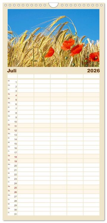 Produktbild: Familienplaner 2026 - Whisky: Reine Geschmacksache mit 5 Spalten (Wandkalender, 21 x 45 cm) CALVENDO