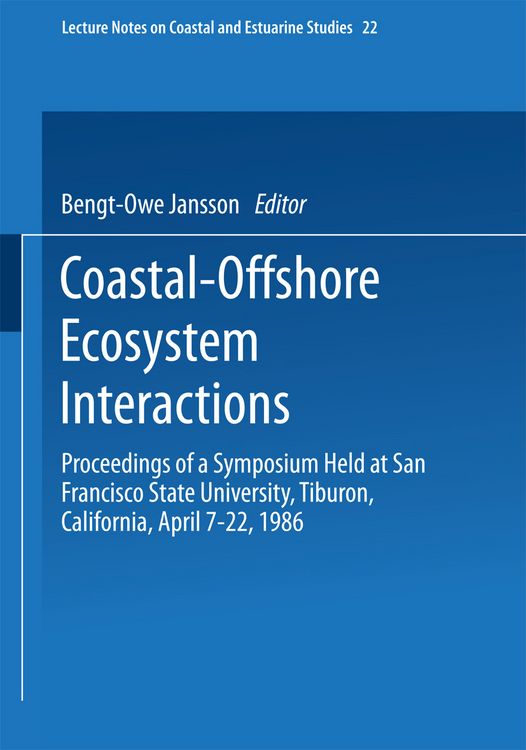 Produktbild: Coastal-Offshore Ecosystem Interactions