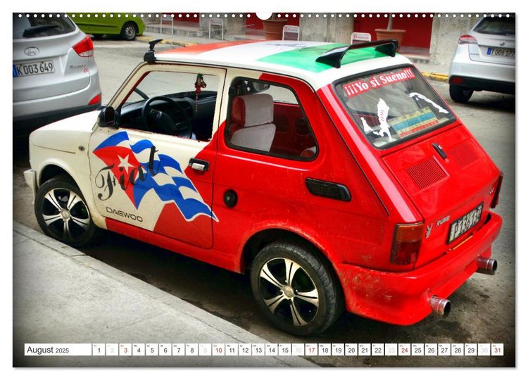 Produktbild: FIAT - Italienische Oldtimer in Kuba (Wandkalender 2025 DIN A2 quer), CALVENDO Monatskalender