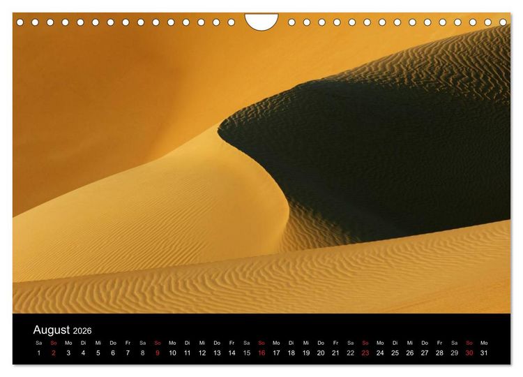 Produktbild: SAHARA (Wandkalender 2026 DIN A4 quer), CALVENDO Monatskalender
