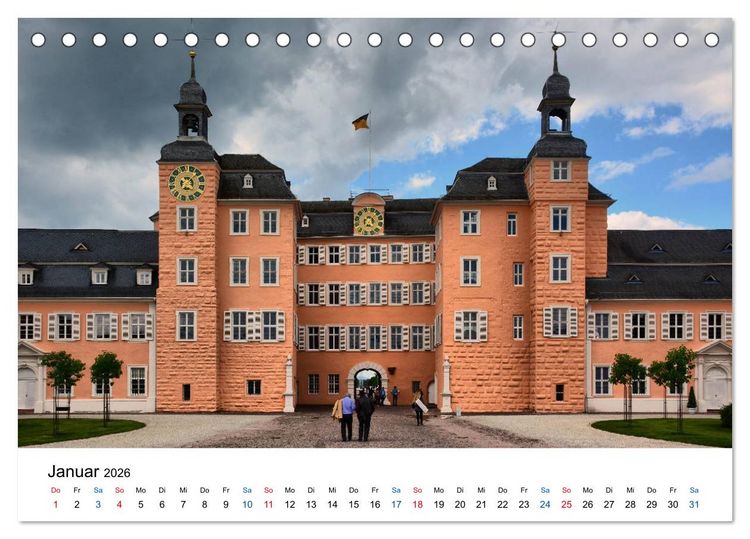 Produktbild: Schwetzingen - Ansichtssache (Tischkalender 2026 DIN A5 quer), CALVENDO Monatskalender