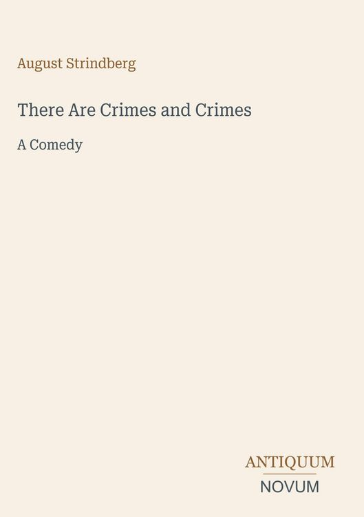 Produktbild: There Are Crimes and Crimes