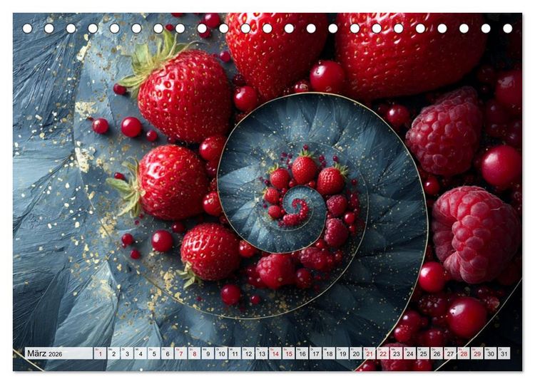 Produktbild: Fibonacci&rsquo;s Garten (Tischkalender 2026 DIN A5 quer), CALVENDO Monatskalender
