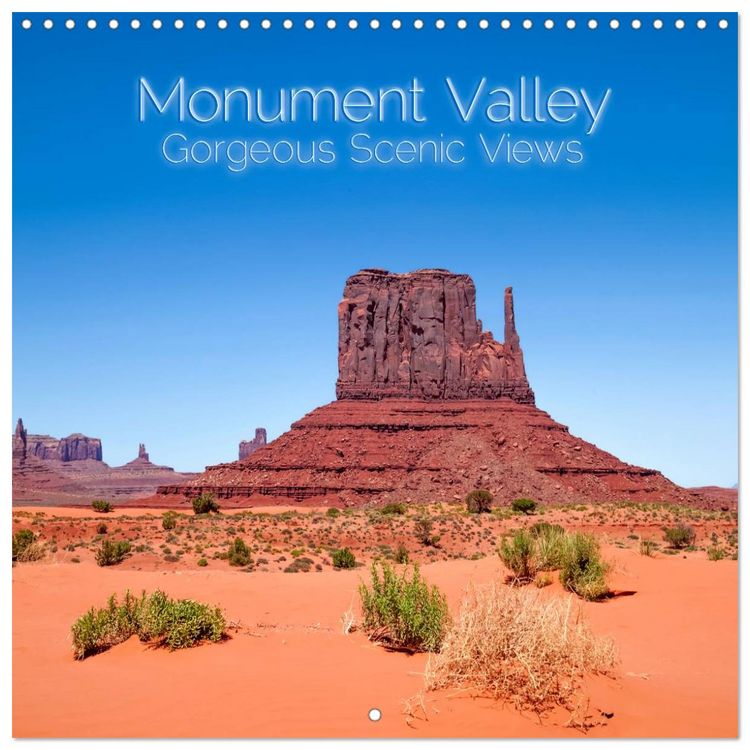 Produktbild: Monument Valley &ndash; Gorgeous Scenic Views (Wall Calendar 2026 12 &times; 12 Inch) CALVENDO 12 Month Wall Calendar