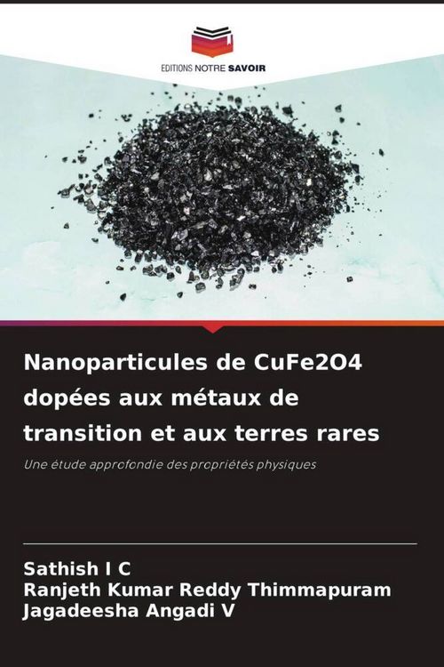 Produktbild: Nanoparticules de CuFe2O4 dop&eacute;es aux m&eacute;taux de transition et aux terres rares