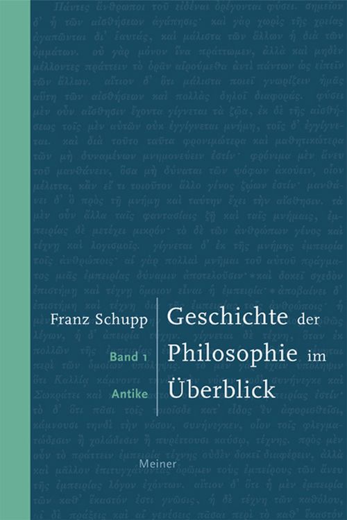 Produktbild: Geschichte der Philosophie im &Uuml;berblick. Band 1: Antike