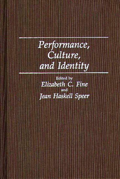 Produktbild: Performance, Culture, and Identity