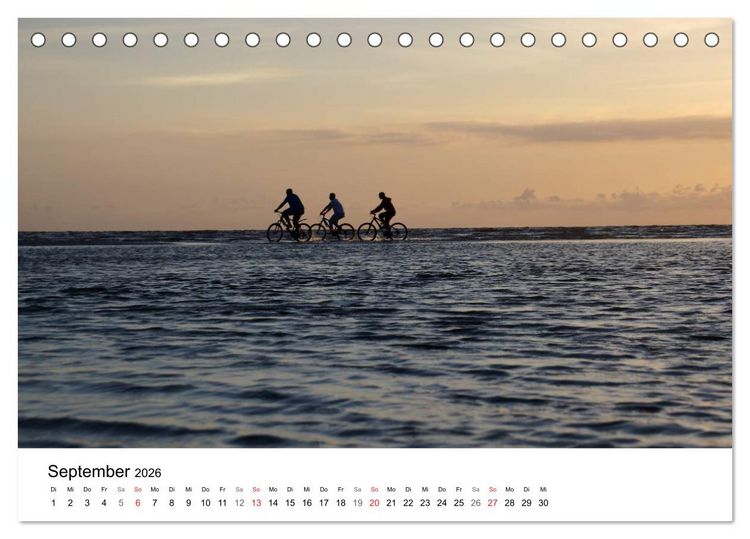 Produktbild: St. Peter Ording 2026 (Tischkalender 2026 DIN A5 quer), CALVENDO Monatskalender