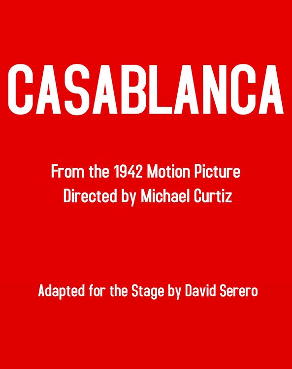 Produktbild: Casablanca - The Theater Play (Based on the Original Film): Adapted by David Serero