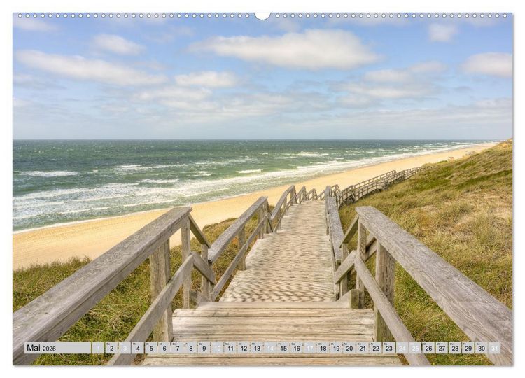 Produktbild: Wundersch&ouml;nes Sylt - Perle der Nordsee (hochwertiger Premium Wandkalender 2026 DIN A2 quer), Kunstdruck in Hochglanz