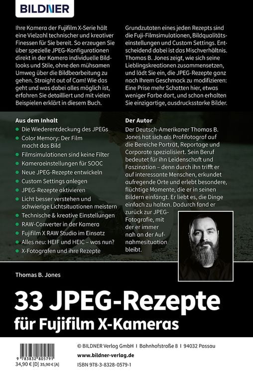 33 JPEG-Rezepte für Fujifilm X-Kameras