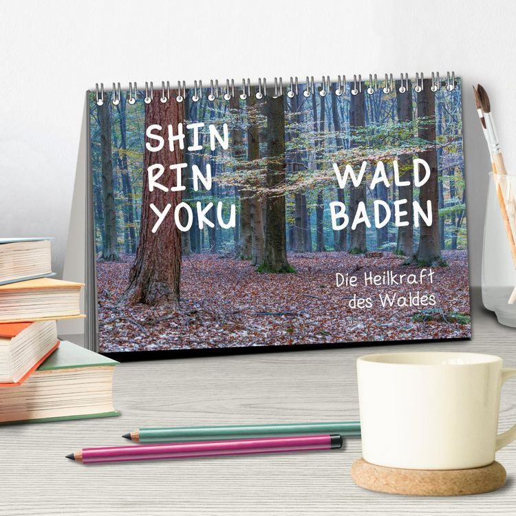 Produktbild: Shinrin yoku - Waldbaden 2026 (Tischkalender 2026 DIN A5 quer), CALVENDO Monatskalender