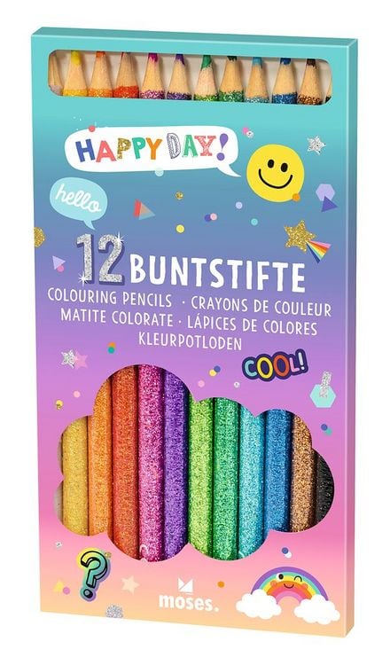 Produktbild: Happy Day Buntstifte im Glitzerlook