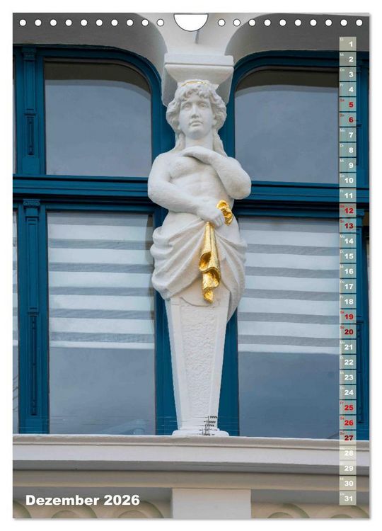 Produktbild: Fassadenk&uuml;nste (Wandkalender 2026 DIN A4 hoch), CALVENDO Monatskalender