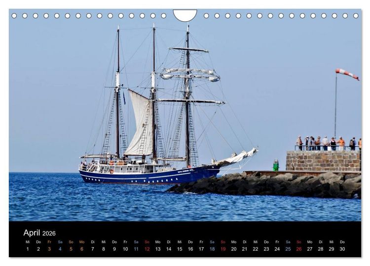 Produktbild: Warnem&uuml;nde - Maritime Landschaften (Wandkalender 2026 DIN A4 quer), CALVENDO Monatskalender