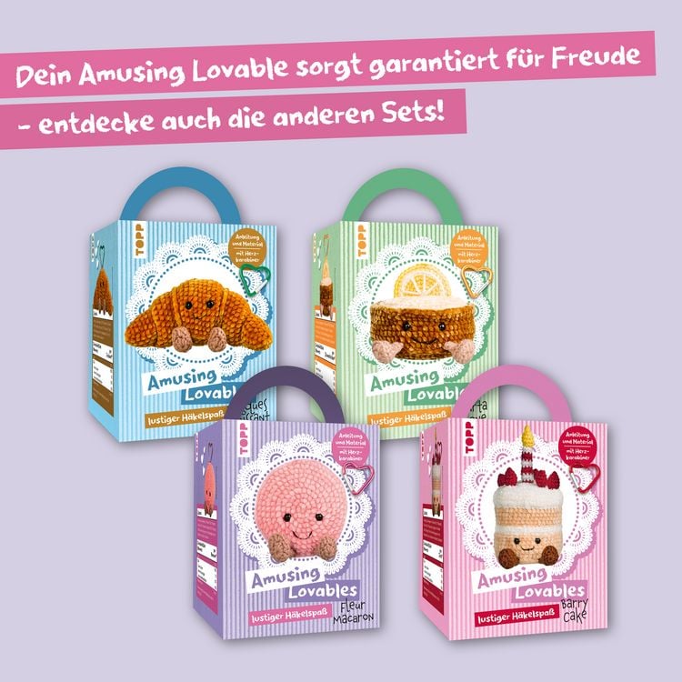 Produktbild: Amusing Lovables H&auml;kelset Fleur Macaron