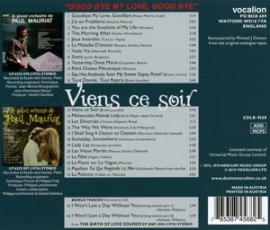 Produktbild: Good Bye My Love,Good Bye & Viens Ce...
