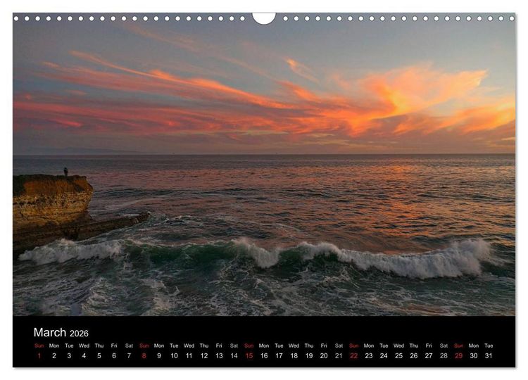 Produktbild: California Coasline (Wall Calendar 2026 DIN A3 landscape), CALVENDO 12 Month Wall Calendar