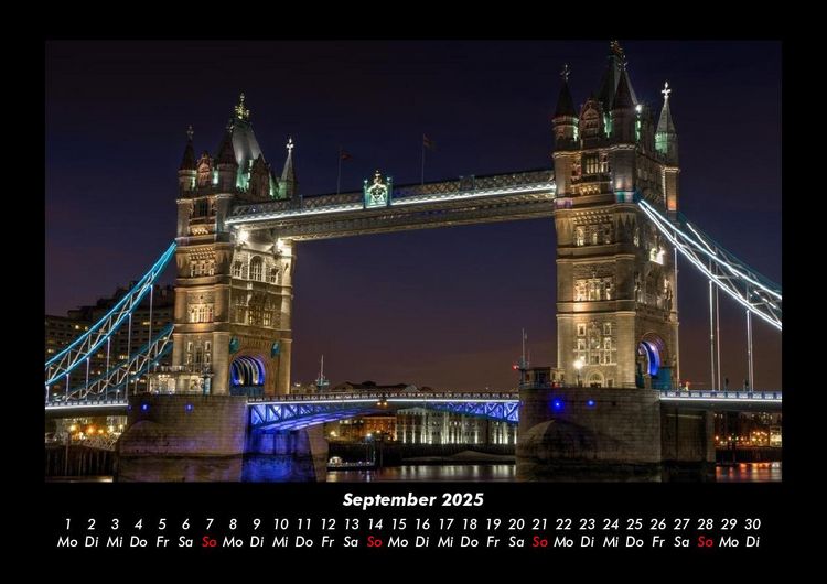 Produktbild: London 2025 Fotokalender DIN A3