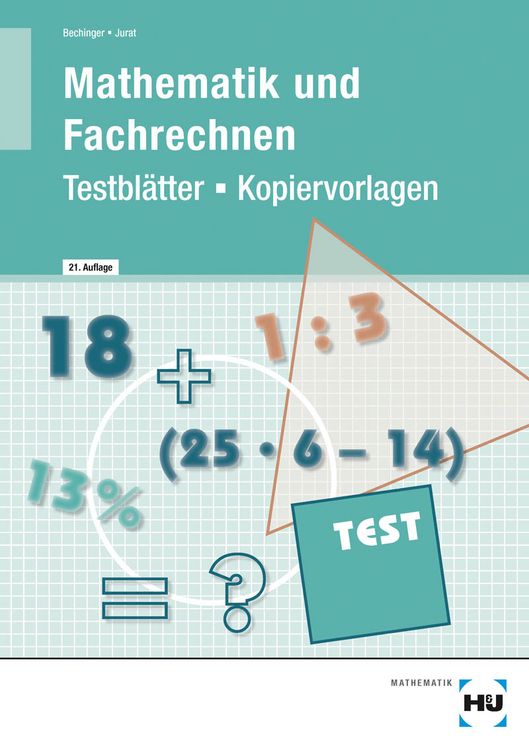 Produktbild: Testbl&auml;tter/Kopiervorlagen Mathematik und Fachrechnen